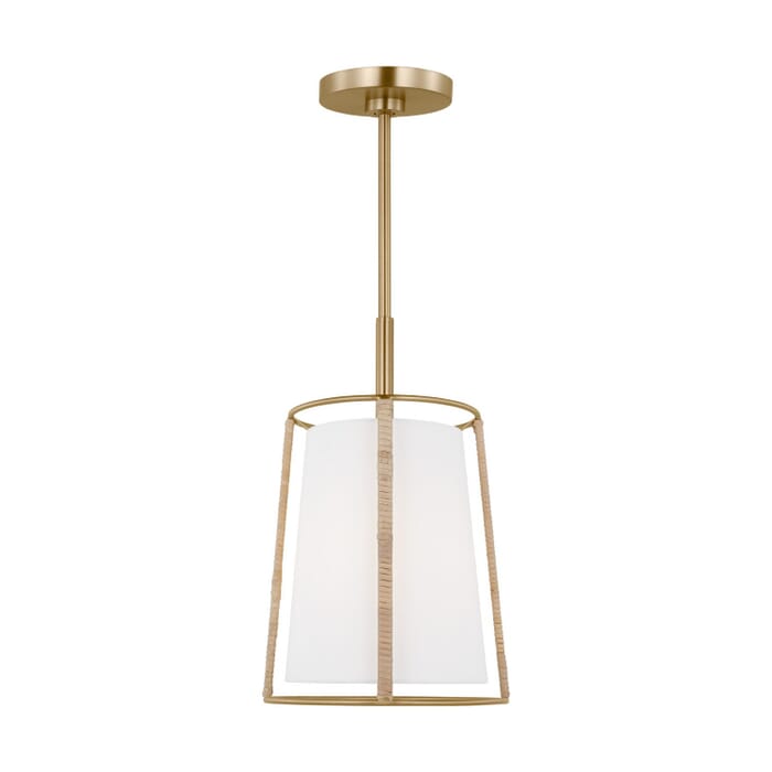 Cortes 1-Light Pendant in Satin Brass Cortes 1-Light Pendant in Satin Brass