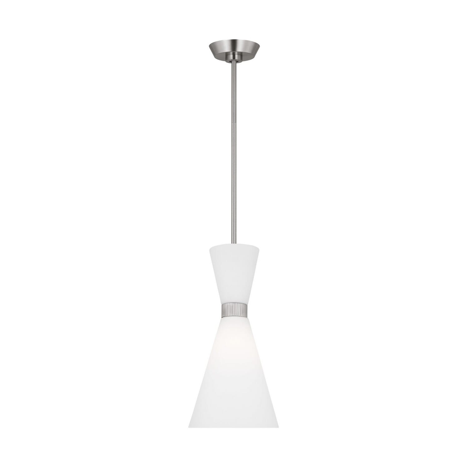 Belcarra 1-Light Pendant in Brushed Steel