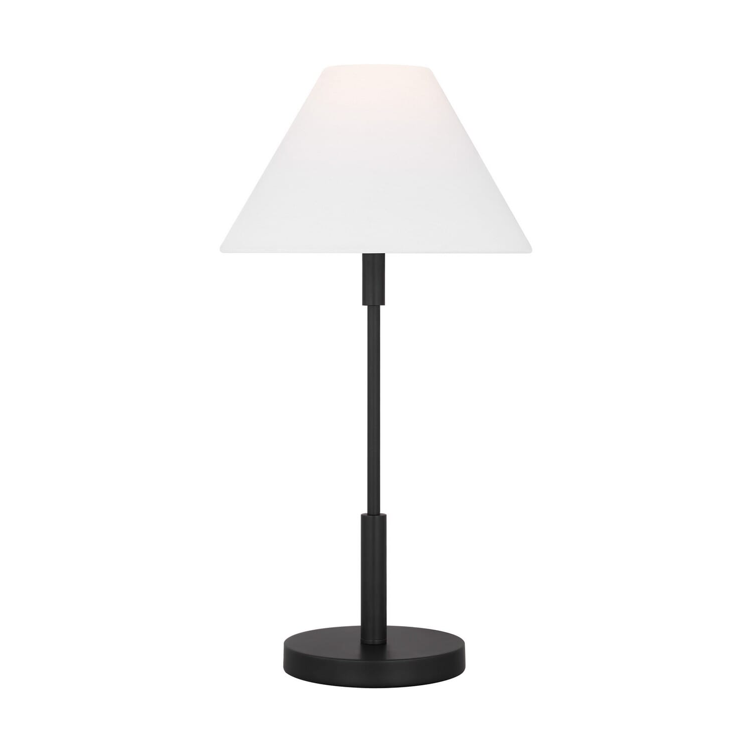 Porteau 1-Light Table Lamp in Midnight Black by Drew & Jonathan