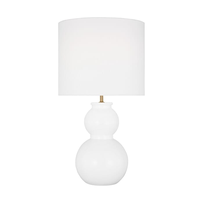 Buckley 1-Light Table Lamp in Gloss White Buckley 1-Light Table Lamp in Gloss White