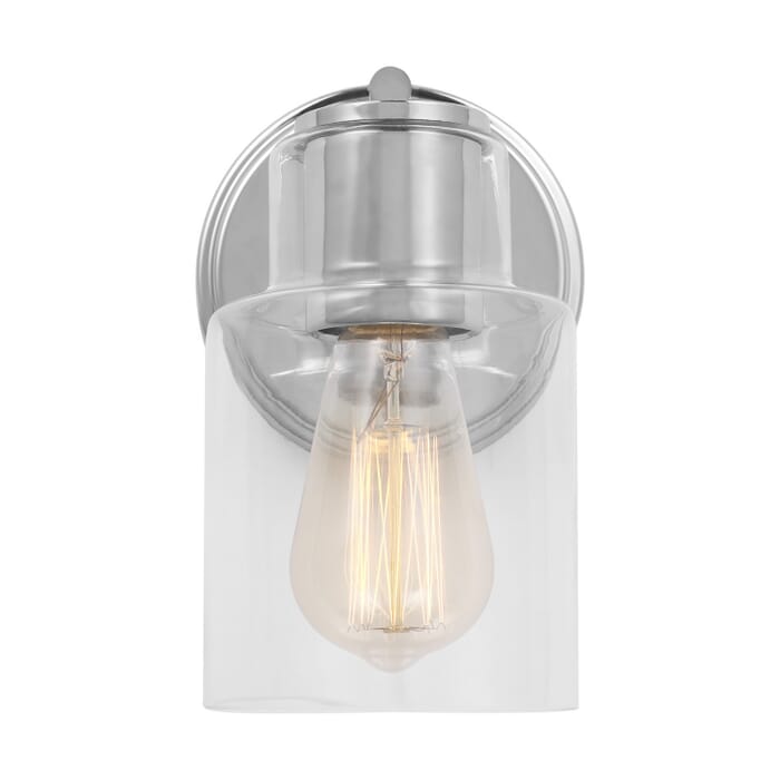 Sayward 1-Light Wall Sconce in Chrome Sayward 1-Light Wall Sconce in Chrome