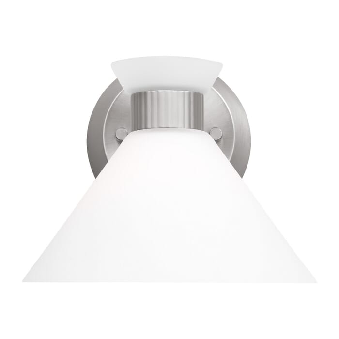 Belcarra 1-Light Wall Sconce in Brushed Steel Belcarra 1-Light Wall Sconce in Brushed Steel