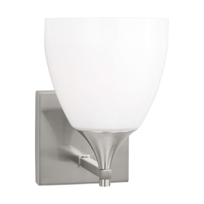 Toffino 1-Light Wall Sconce in Brushed Steel Toffino 1-Light Wall Sconce in Brushed Steel