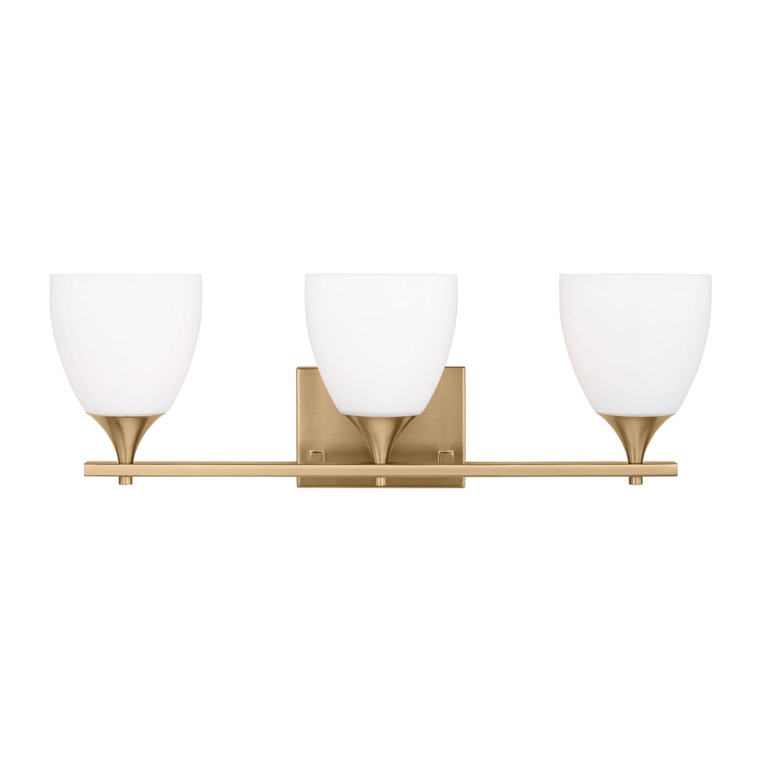 Toffino 3-Light Bathroom Vanity Light in Satin Brass