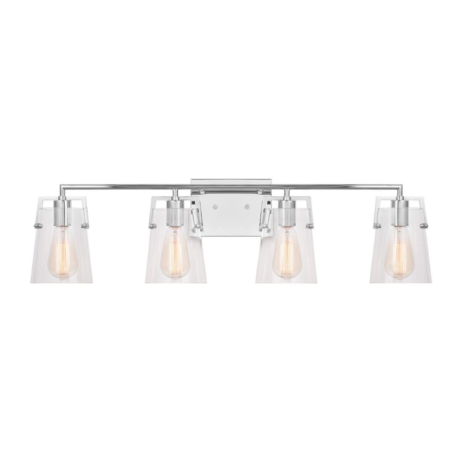 Crofton 4-Light Bathroom Vanity Light in Chrome