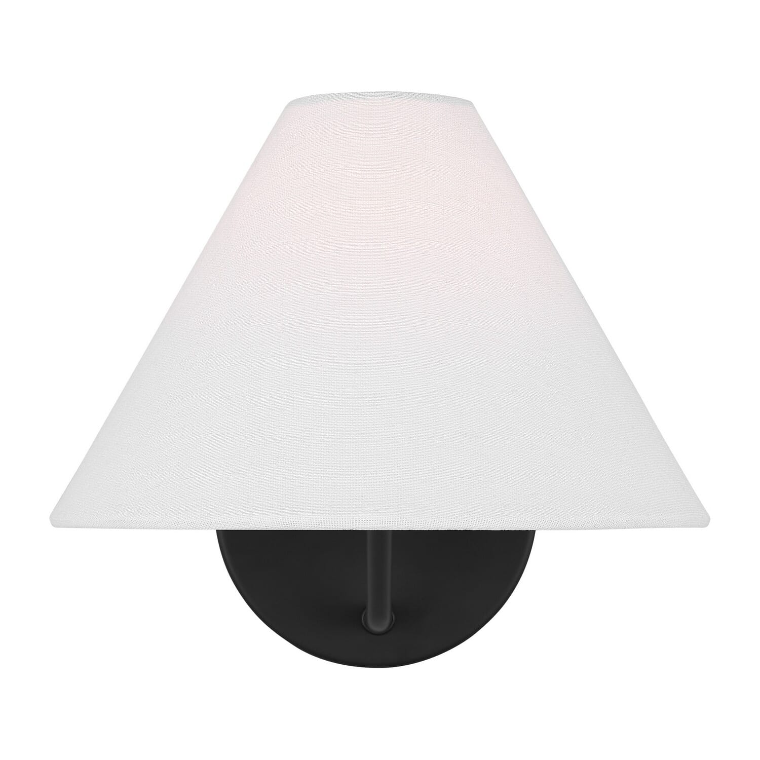 Burke 1-Light Bathroom Vanity Light in Midnight Black