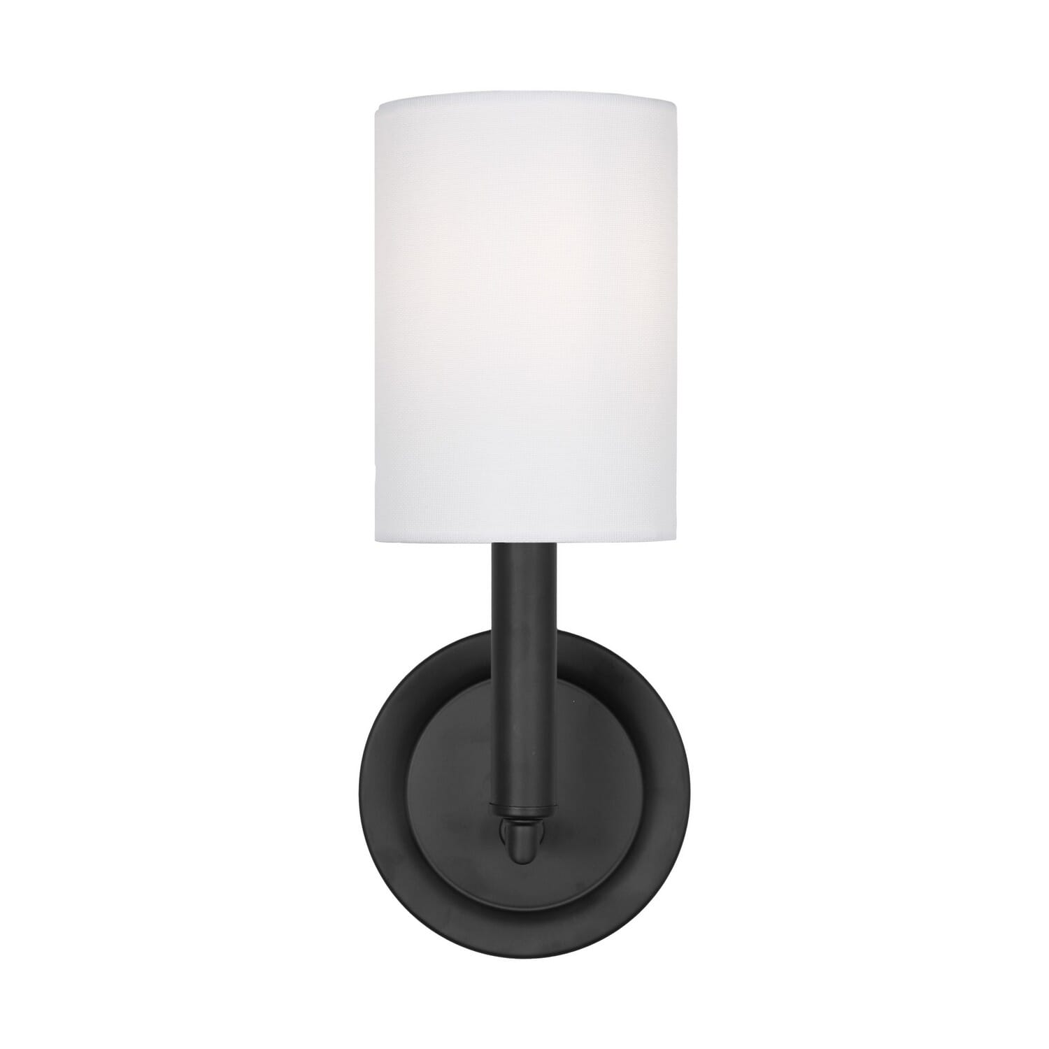 Egmont 1-Light Bathroom Vanity Light in Midnight Black