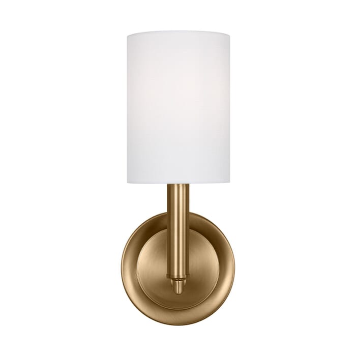Egmont 1-Light Bathroom Vanity Light in Satin Brass Egmont 1-Light Bathroom Vanity Light in Satin Brass