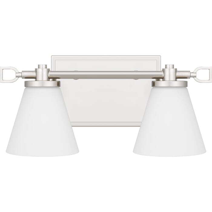 Daniels 0-Light Bathroom Vanity Light in Polished Nickel Daniels 0-Light Bathroom Vanity Light in Polished Nickel