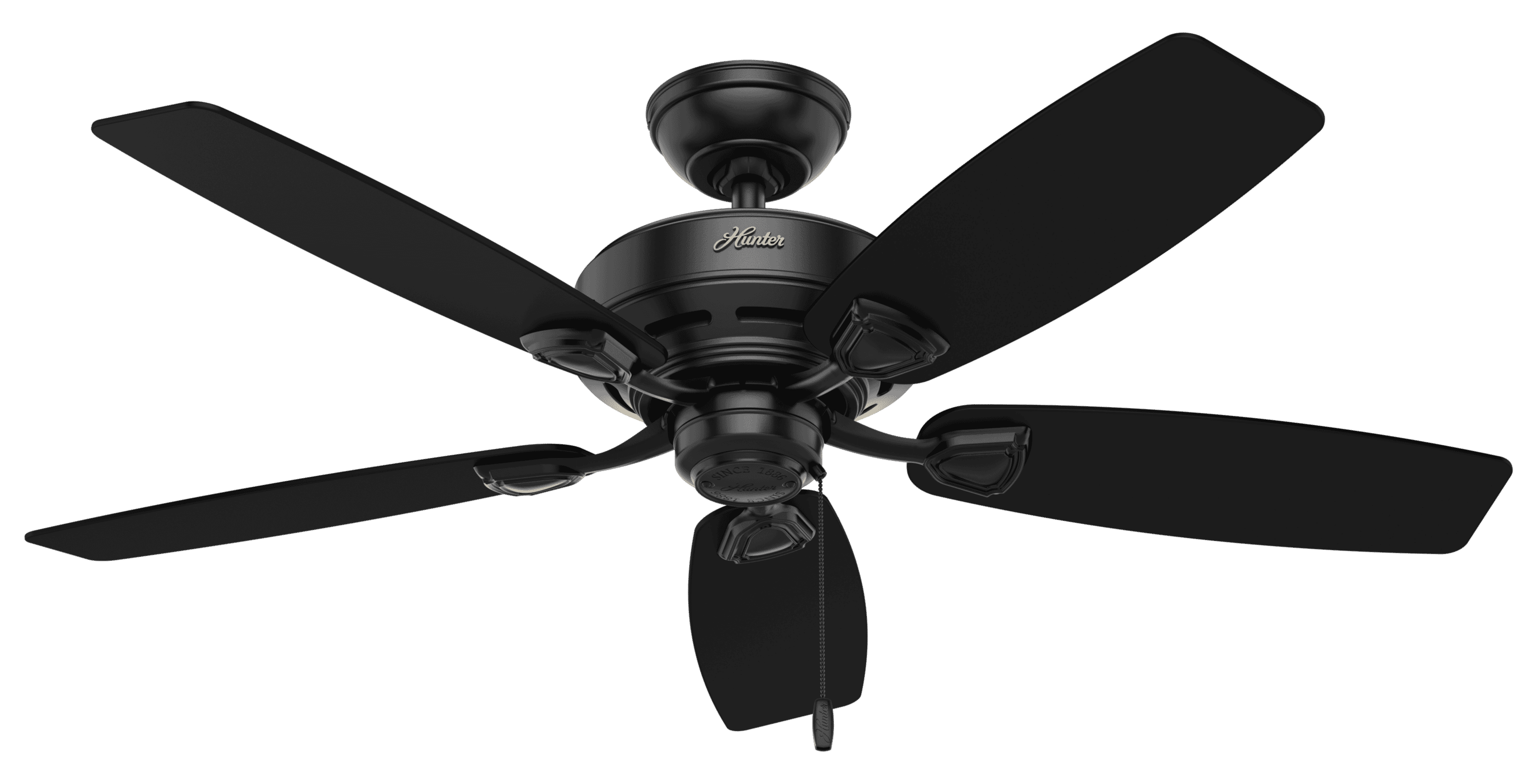 Hunter Sea Wind 48" Indoor/Outdoor Ceiling Fan in Matte Black