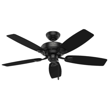 Hunter Sea Wind 48" Indoor/Outdoor Ceiling Fan in Matte Black