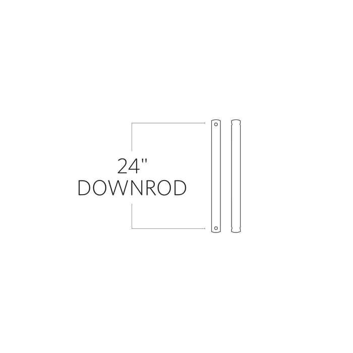 Monte Carlo 24" Downrod in Oil Rubbed Bronze Monte Carlo 24" Downrod in Oil Rubbed Bronze