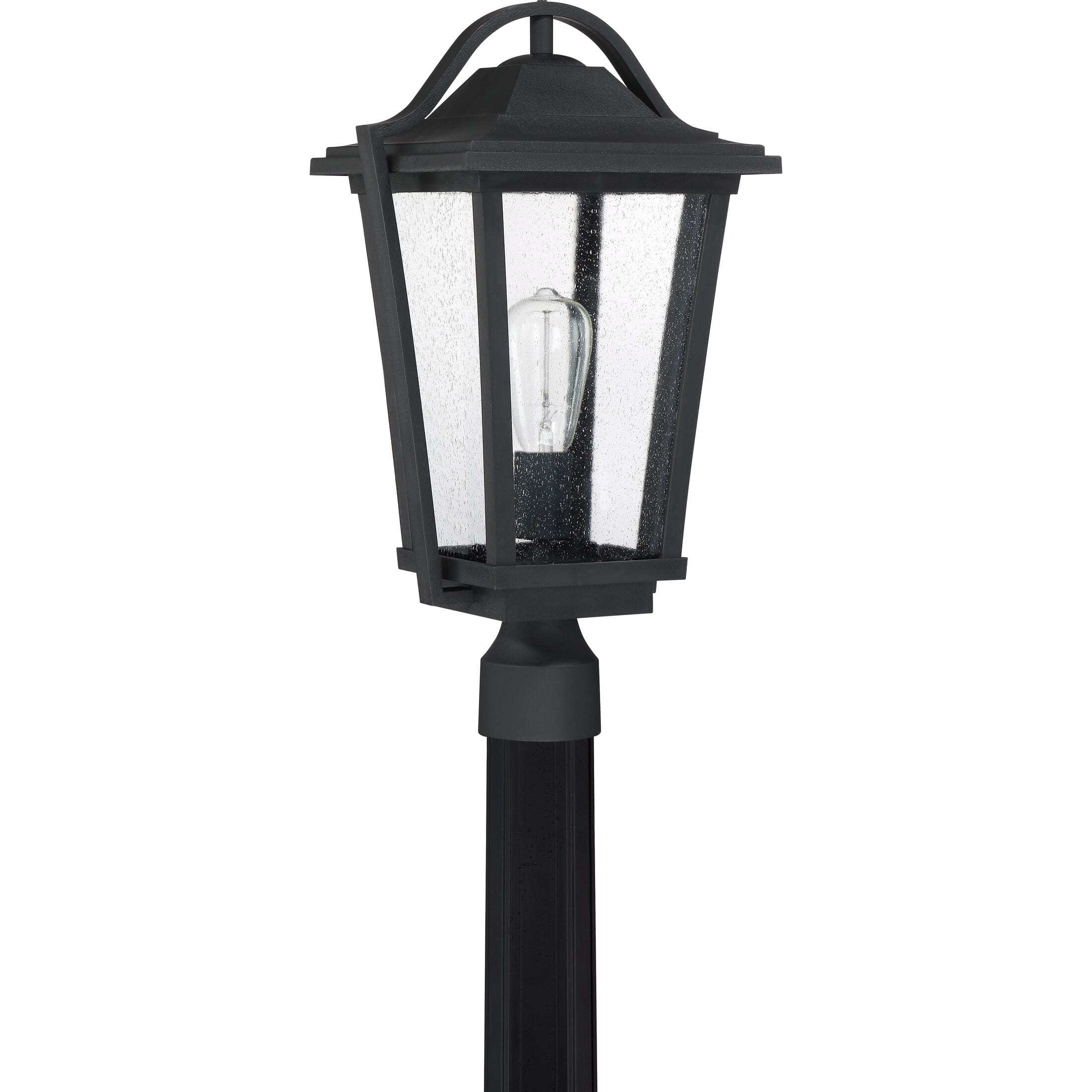 Quoizel Darius 11" Outdoor Post Light in Earth Black