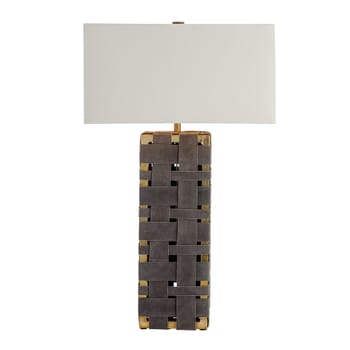 Arteriors Windsor Smith 31.5" Lamp in Polished Brass/Moss Gray