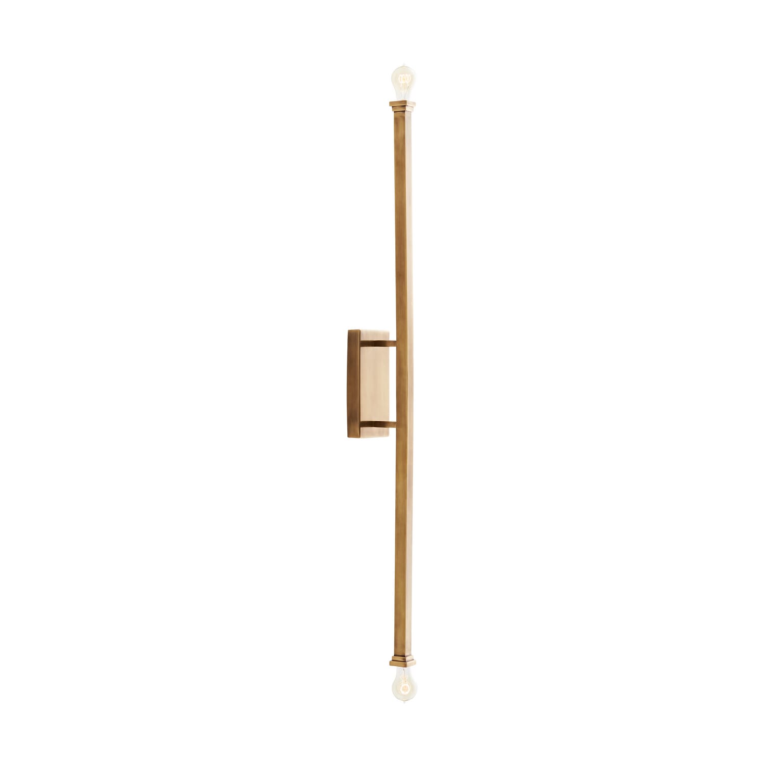 Hutu 2-Light Wall Sconce in Antique Brass