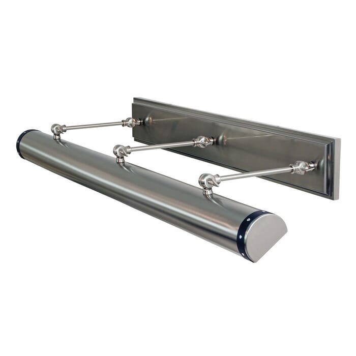 House of Troy Steamer 42" 6-Light Picture Light in Satin Nickel/Black House of Troy Steamer 42" 6-Light Picture Light in Satin Nickel/Black