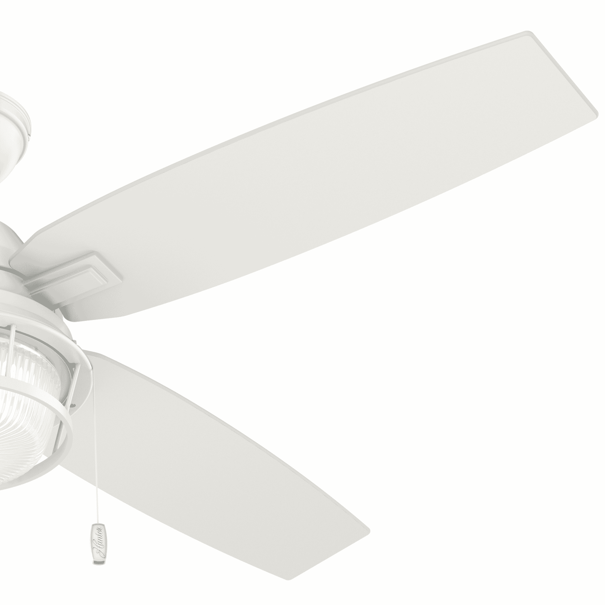 Hunter Ocala 2Light 52" Indoor/Outdoor Ceiling Fan in Fresh White