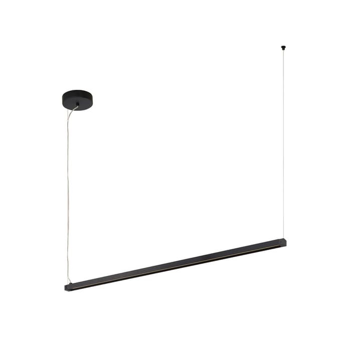Tech Dyna 3500K LED 1" Pendant Light in Anodized Black and Prismatic Tech Dyna 3500K LED 1" Pendant Light in Anodized Black and Prismatic