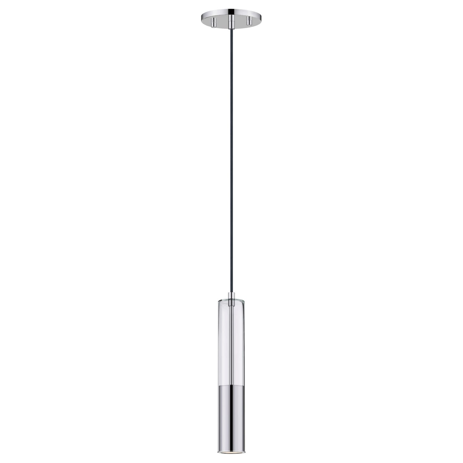 Torch 1-Light LED Pendant in Polished Chrome