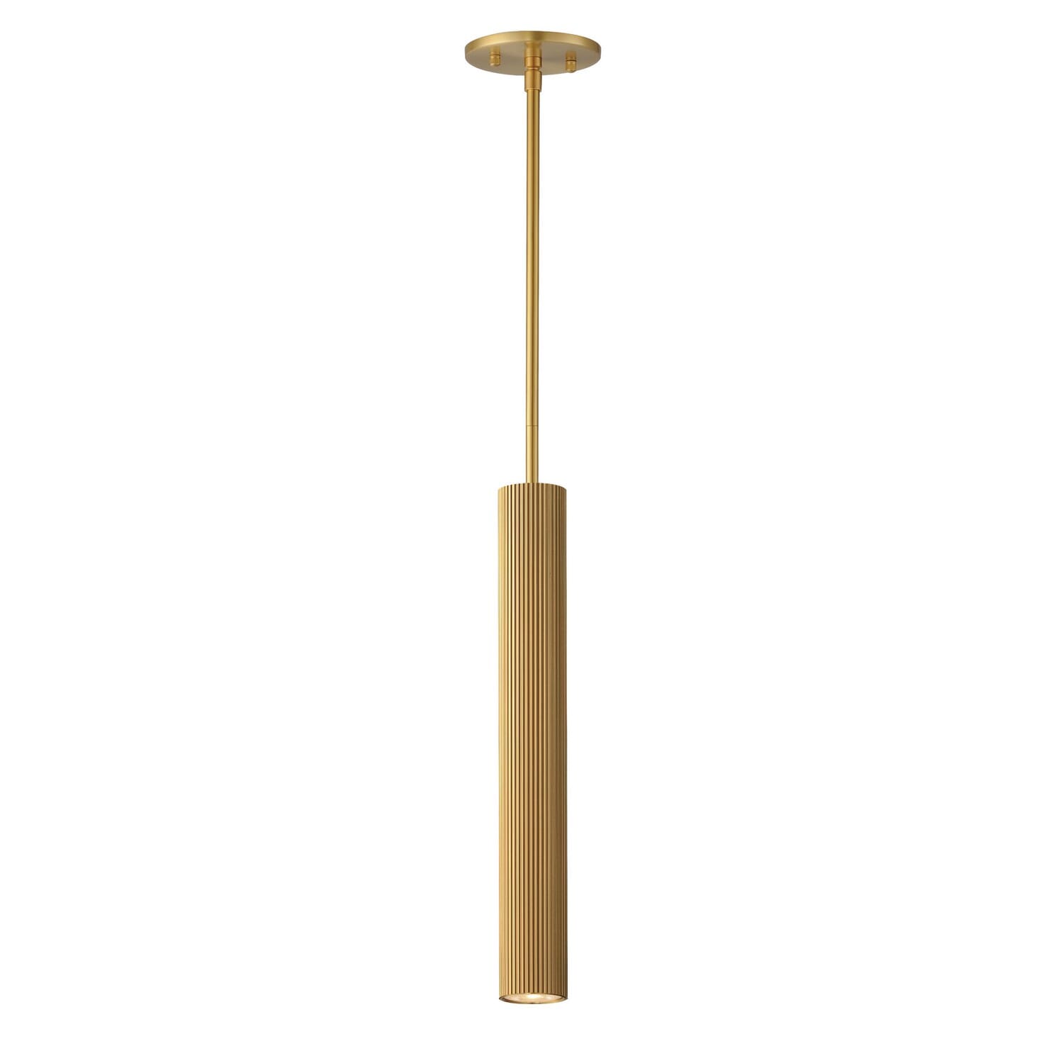Reeds 1-Light LED Pendant in Gold