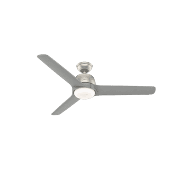 Hunter Norden 54" Indoor Ceiling Fan in Matte Nickel