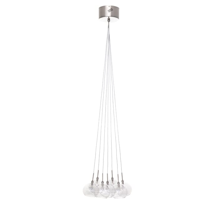 ET2 Starburst 7-Lt. Xenon Pendant, Satin Nickel ET2 Starburst 7-Lt. Xenon Pendant, Satin Nickel