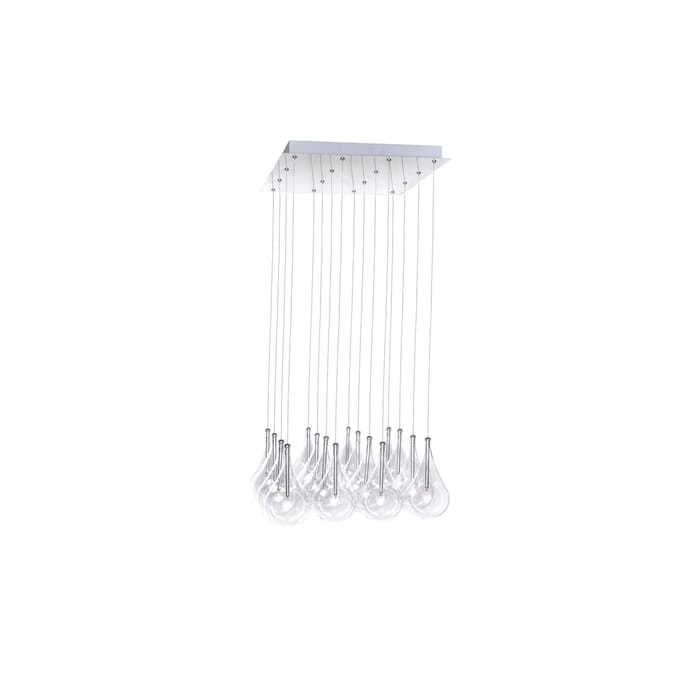 ET2 Larmes 16-Light Xenon Pendant, Polished Chrome ET2 Larmes 16-Light Xenon Pendant, Polished Chrome