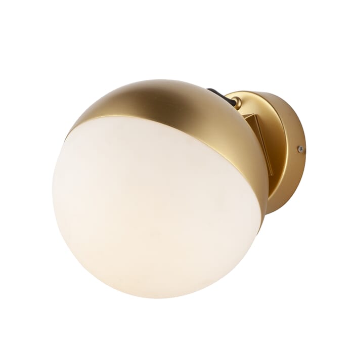 ET2 Lighting Half Moon 7.75" Wall Sconce in Metallic Gold ET2 Lighting Half Moon 7.75" Wall Sconce in Metallic Gold