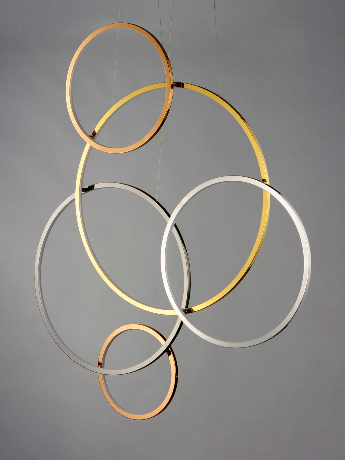 Union 5-Light LED Pendant in Multi-Plated