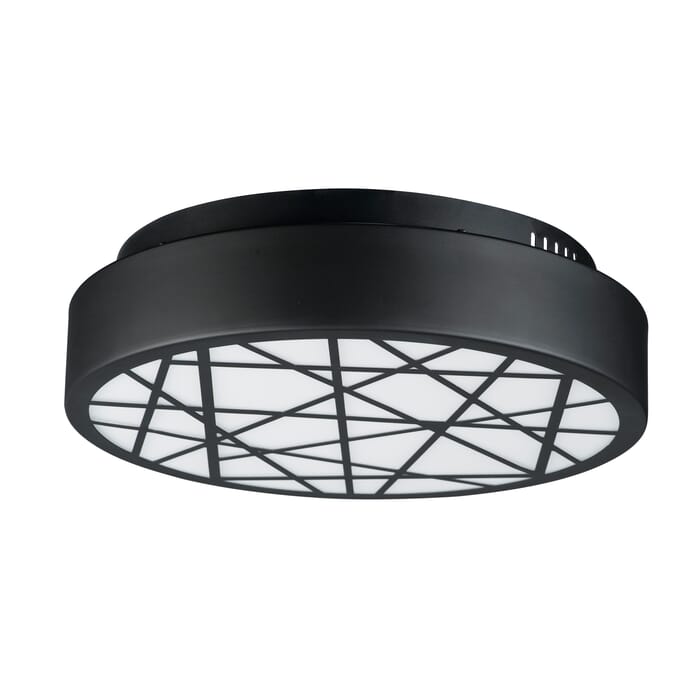 ET2 Lighting Intersect 23.5" LED Round Ceiling Light in Black ET2 Lighting Intersect 23.5" LED Round Ceiling Light in Black