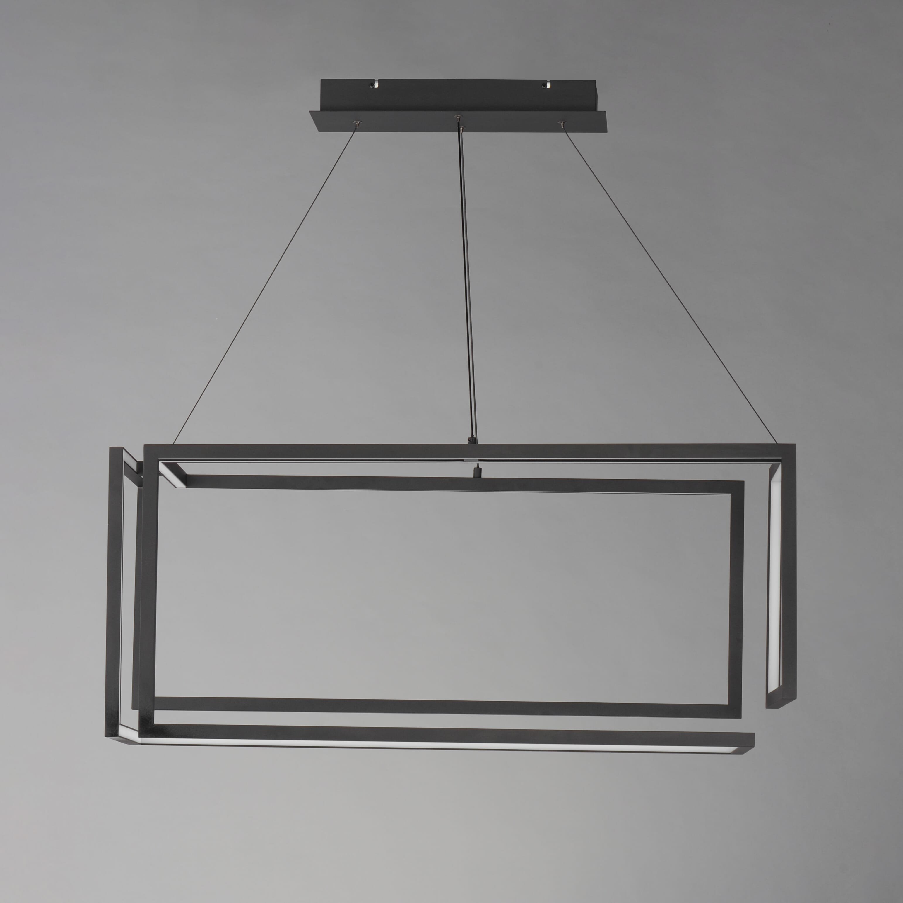 ET2 Lighting Penrose 1-Light Linear Pendant in Black