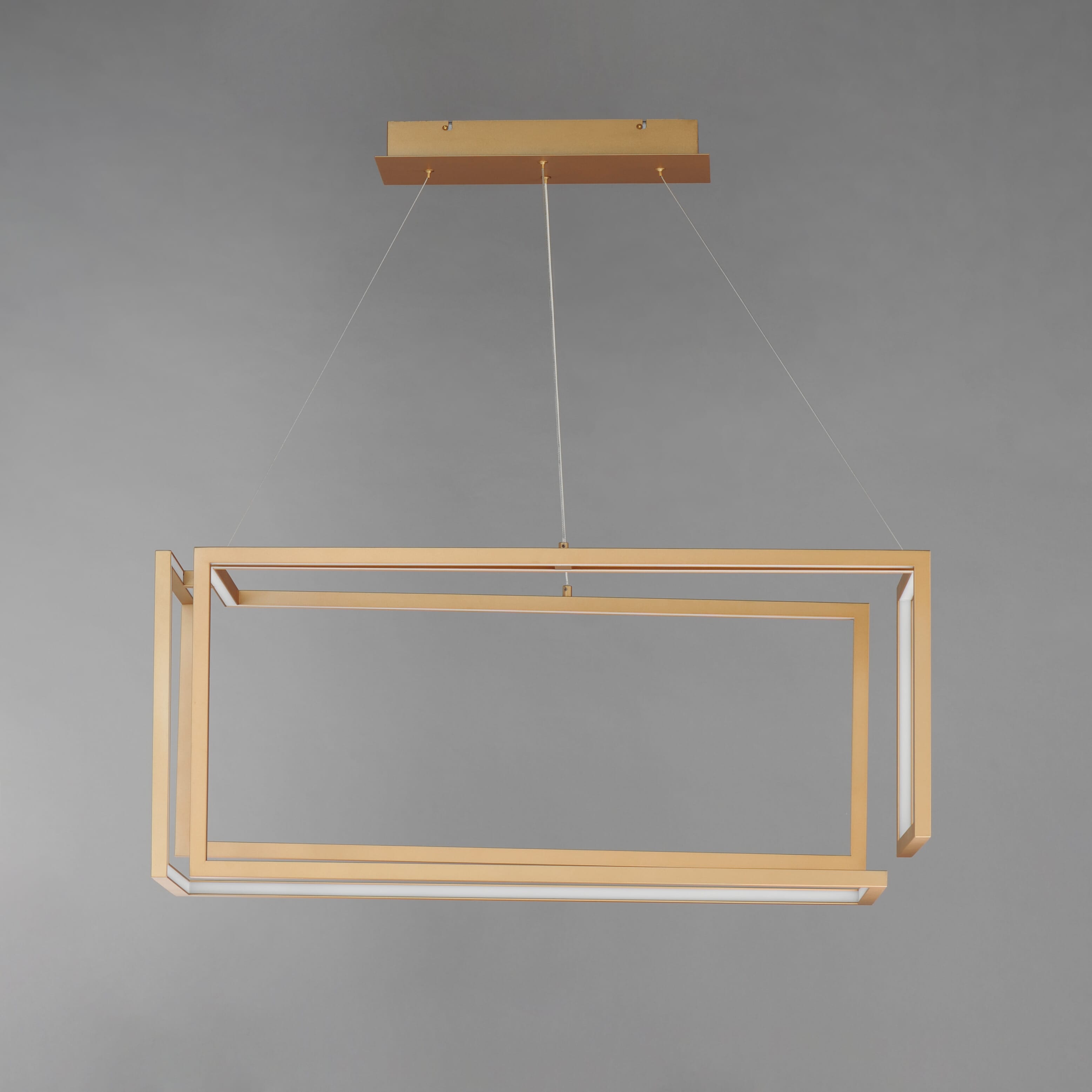ET2 Lighting Penrose 1-Light Linear Pendant in Gold