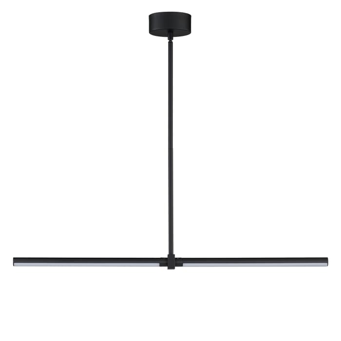 ET2 Lighting Dorian 2-Light Linear Pendant in Black ET2 Lighting Dorian 2-Light Linear Pendant in Black