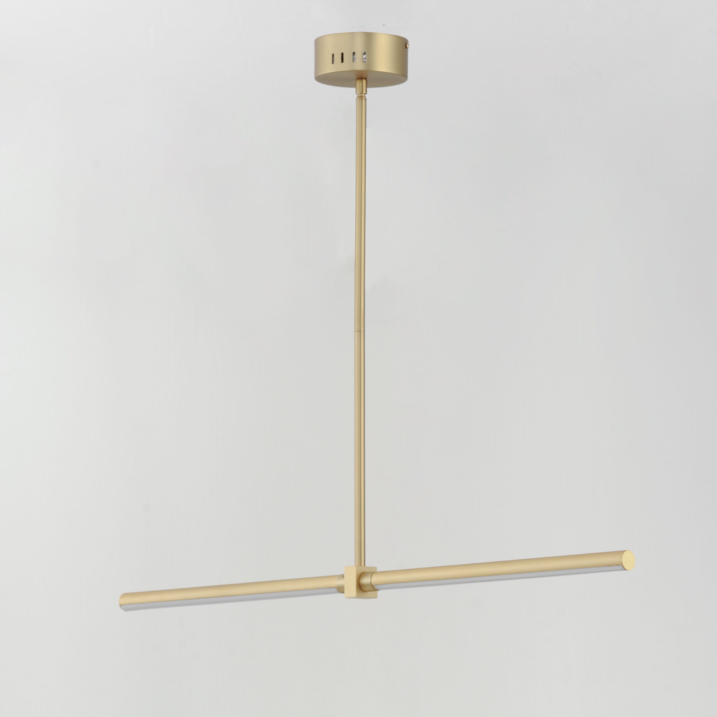 ET2 Lighting Dorian 2-Light Linear Pendant in Gold