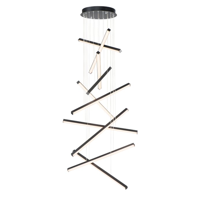 Hover 10-Light LED Pendant in Black Hover 10-Light LED Pendant in Black