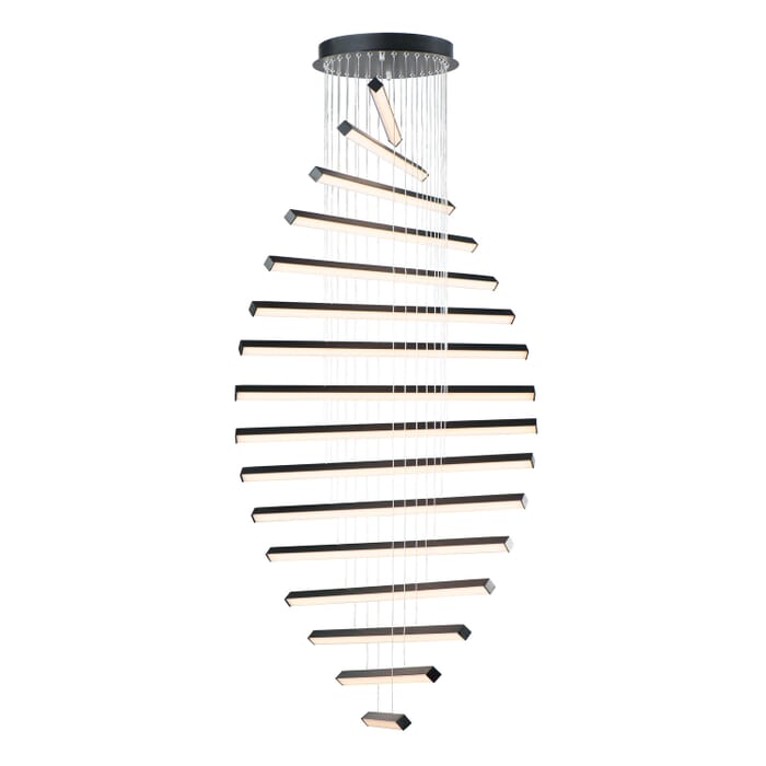 Hover 16-Light LED Pendant in Black Hover 16-Light LED Pendant in Black