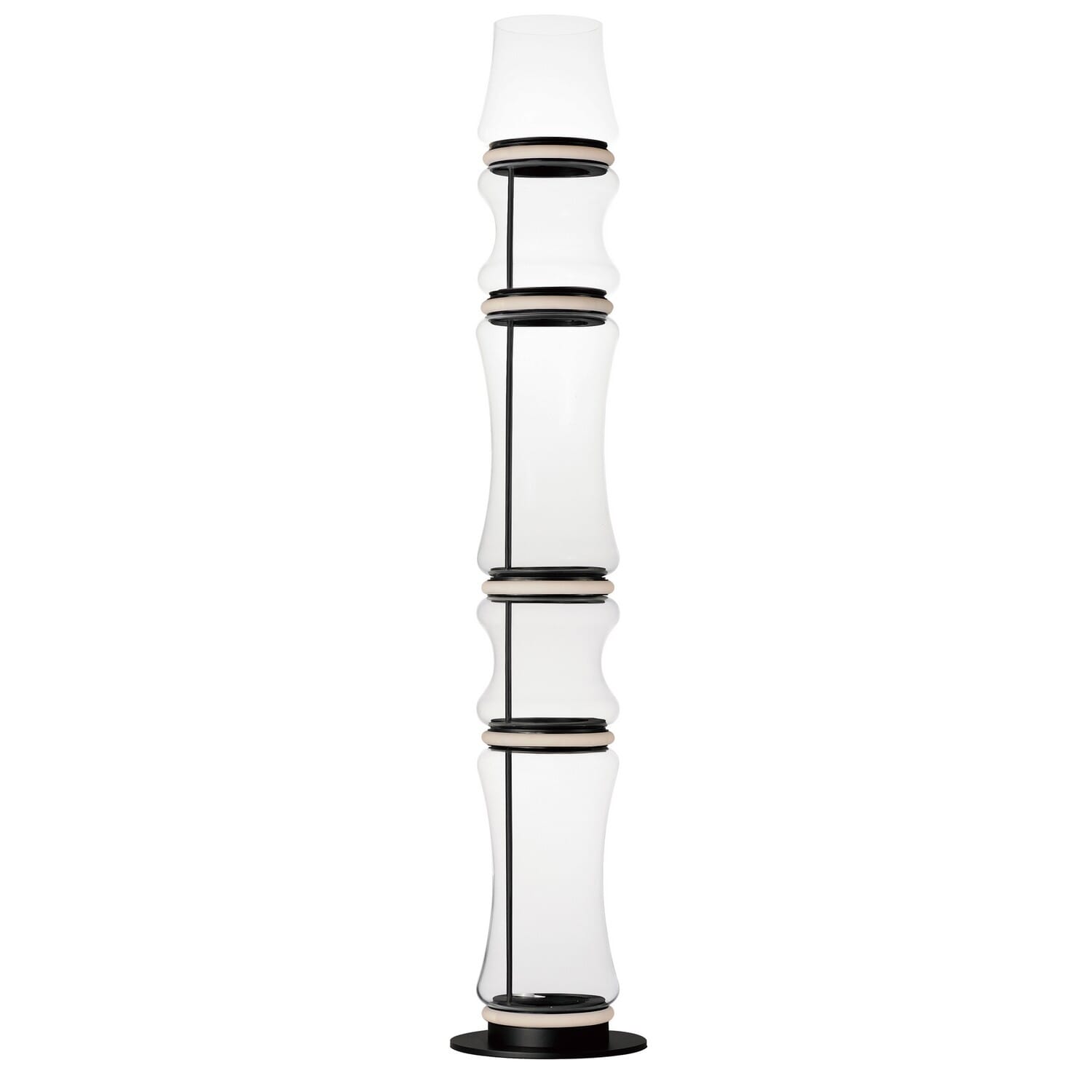 Syndicate 5-Light LED Floor Lamp in Black