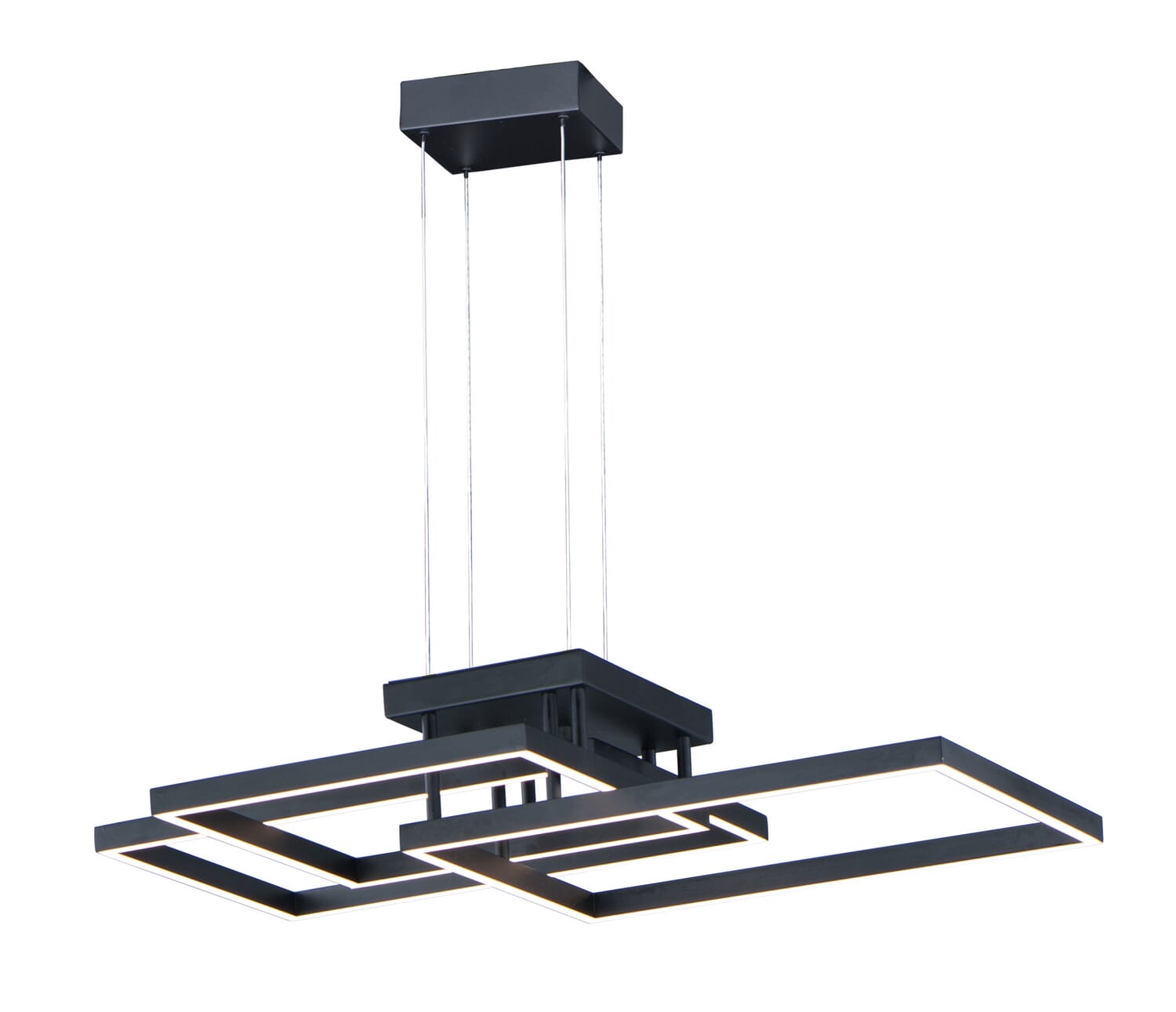 Traverse LED 1-Light LED Pendant in Black