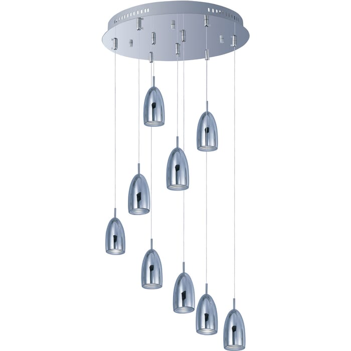 ET2 Bullet 9-Light Pendant in Polished Chrome ET2 Bullet 9-Light Pendant in Polished Chrome