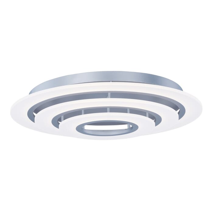 ET2 Saturn II LED 31.5" 3-Light Flush Sconce in Matte Silver ET2 Saturn II LED 31.5" 3-Light Flush Sconce in Matte Silver