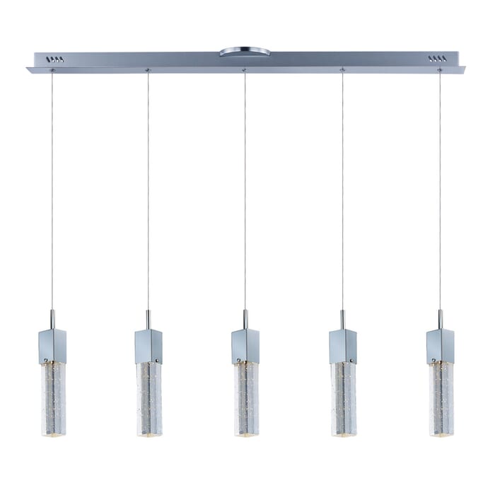 ET2 Fizz III 5-Light Island Pendant, Polished Chrome ET2 Fizz III 5-Light Island Pendant, Polished Chrome