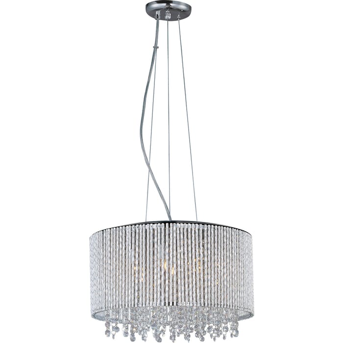 ET2 Spiral 7-Light Xenon Drum Pendant in Polished Chrome ET2 Spiral 7-Light Xenon Drum Pendant in Polished Chrome