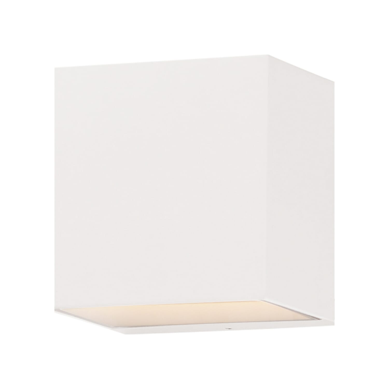 Blok 1-Light LED Outdoor Wall Sconce in White