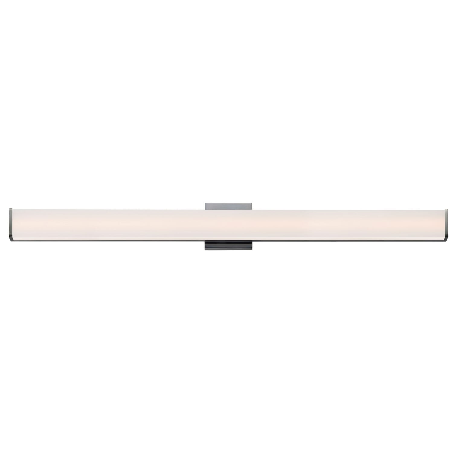 Baritone 1-Light LED Bathroom Vanity Light Vanity in Satin Nickel