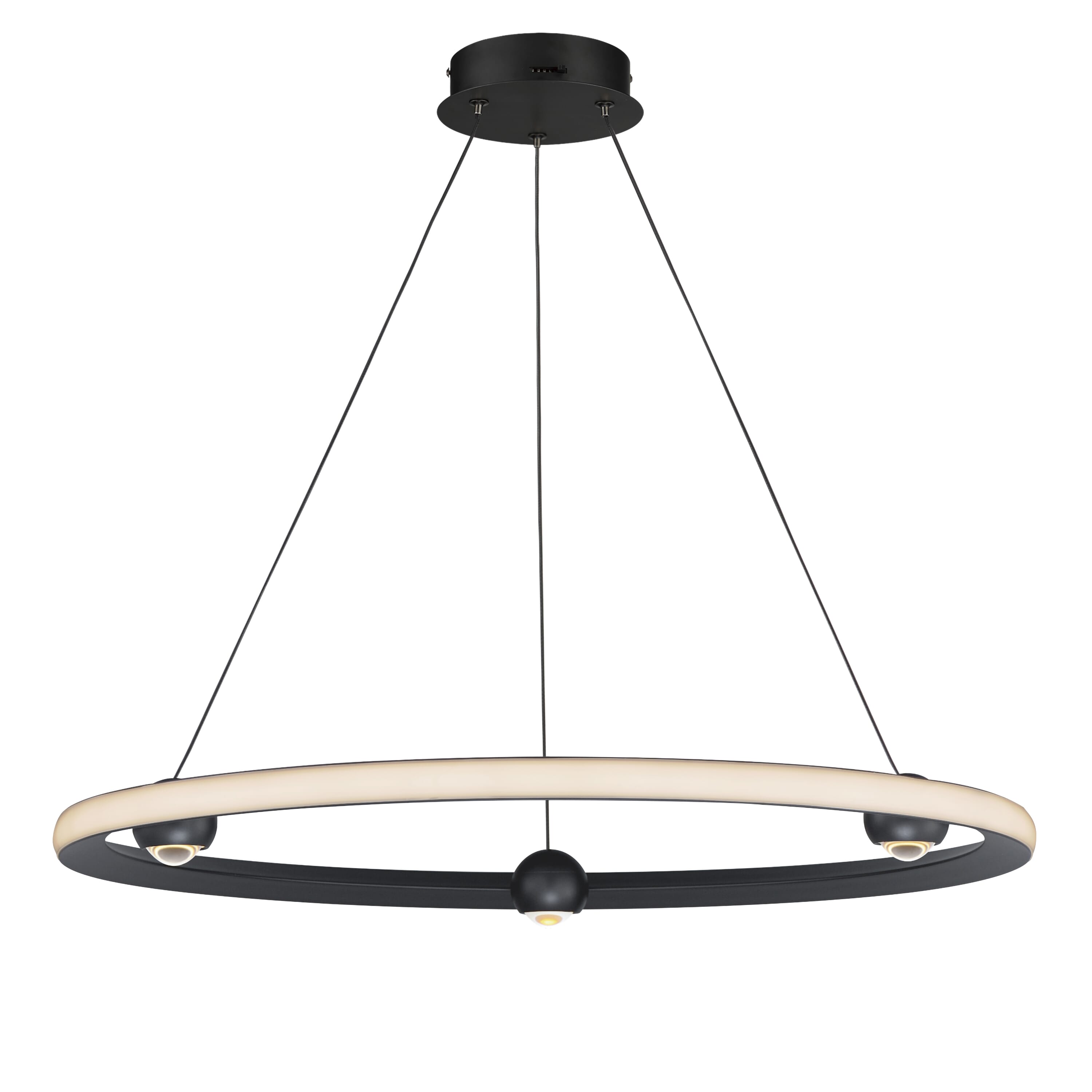 Black Led Pendant F… - image