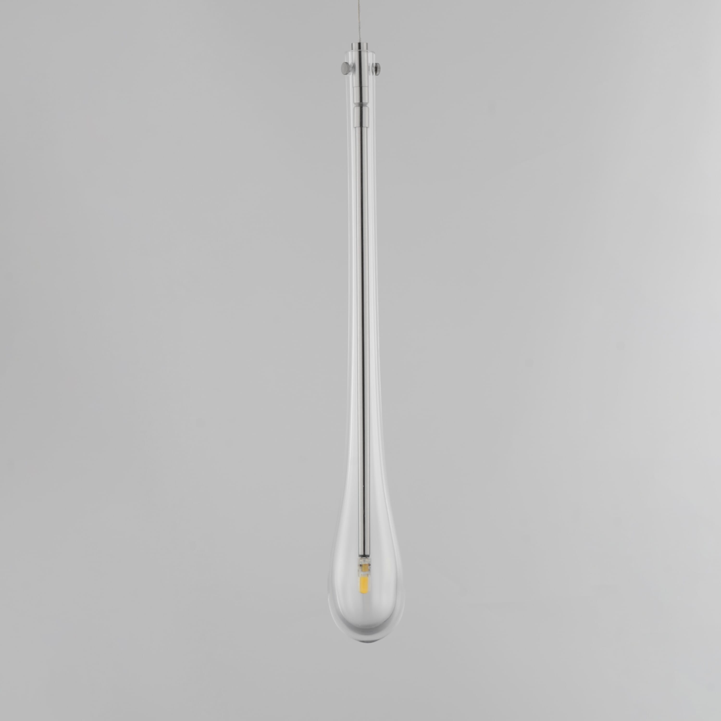 ET2 Lighting Stillo 1-Light Mini Pendant in Satin Nickel