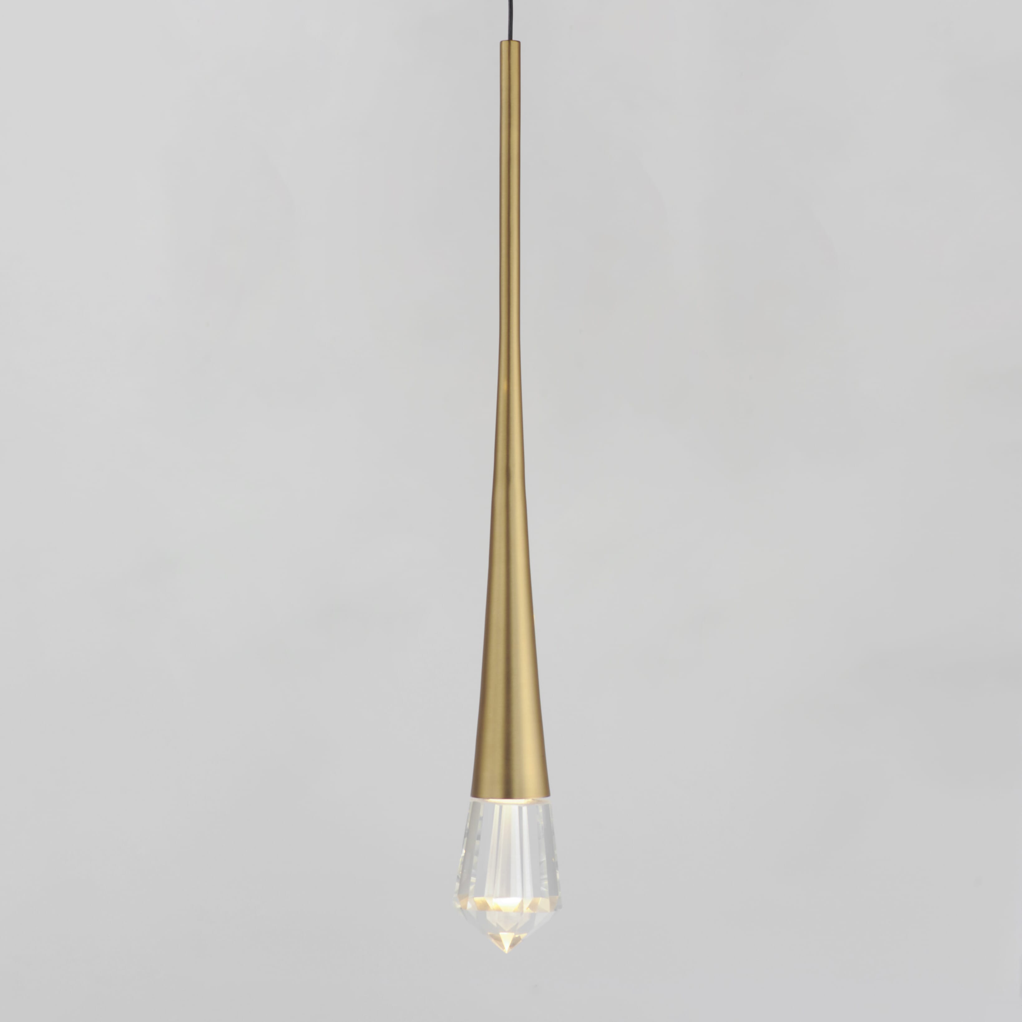 ET2 Lighting Pierce 1-Light Single Pendant in Gold