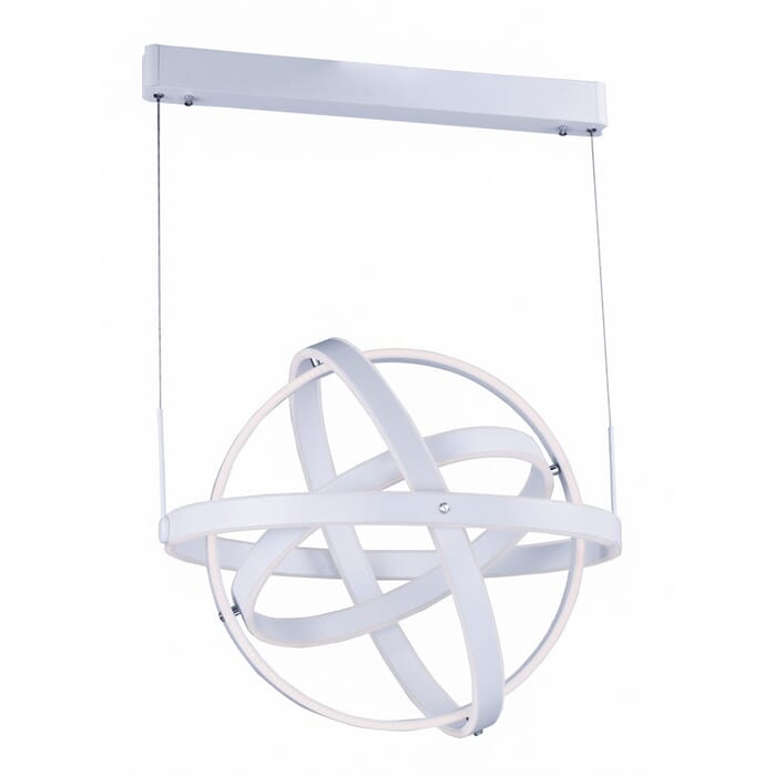ET2 Gyro LED 25.75" 6-Light Pendant in Matte White ET2 Gyro LED 25.75" 6-Light Pendant in Matte White