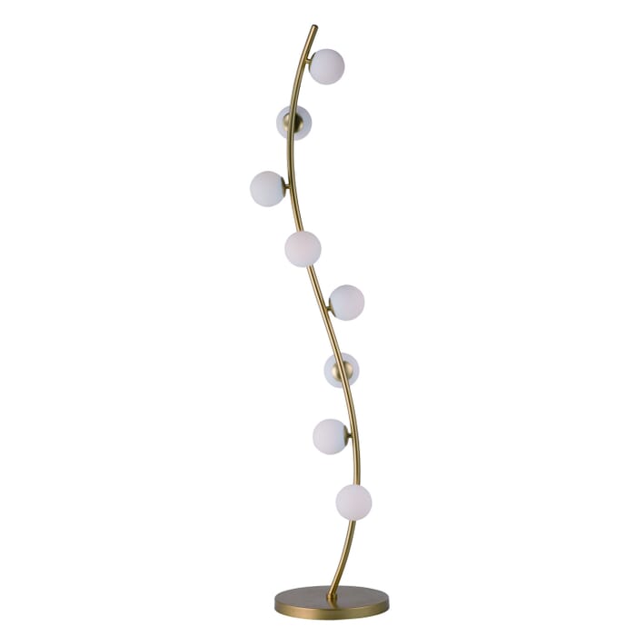 Rover 8-Light LED Floor Lamp in Metallic Gold Rover 8-Light LED Floor Lamp in Metallic Gold