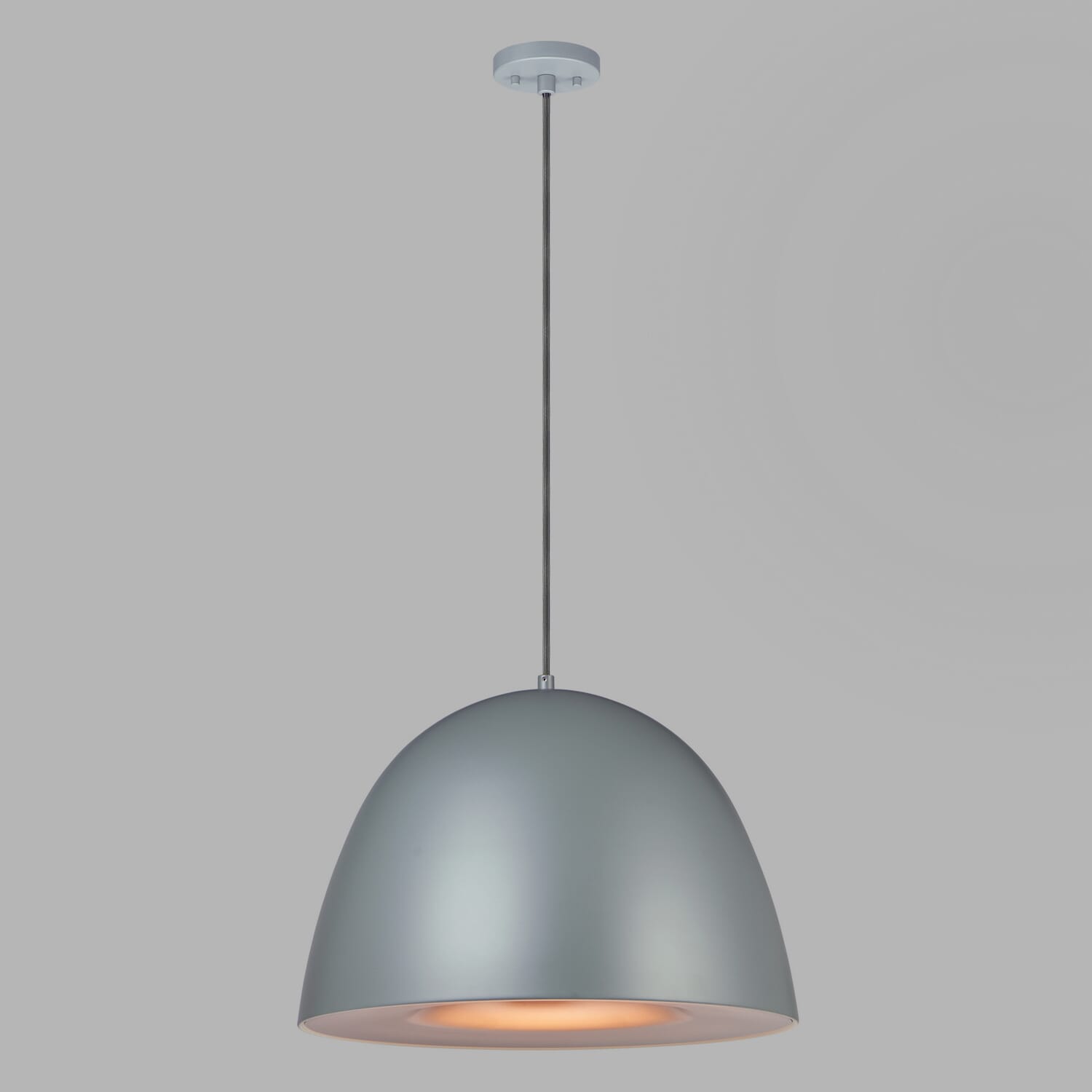 Fungo 1-Light LED Pendant in Dark Grey with Coffee